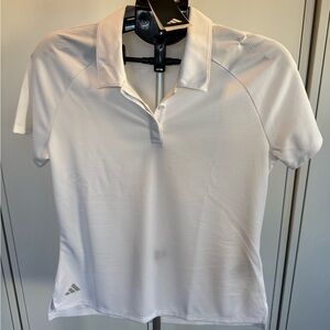 Adidas Women's Classic White Short Sleeve Polo
